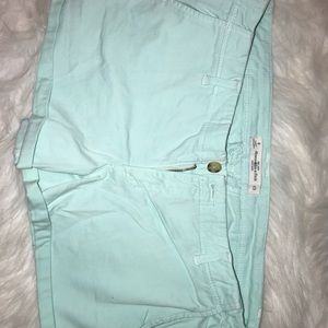 Light Turquoise Abercrombie Shorts